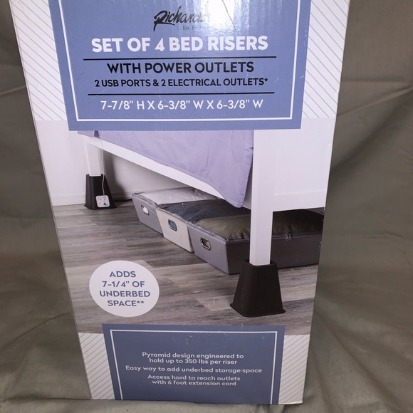 Bed risers - Picture 2 of 2